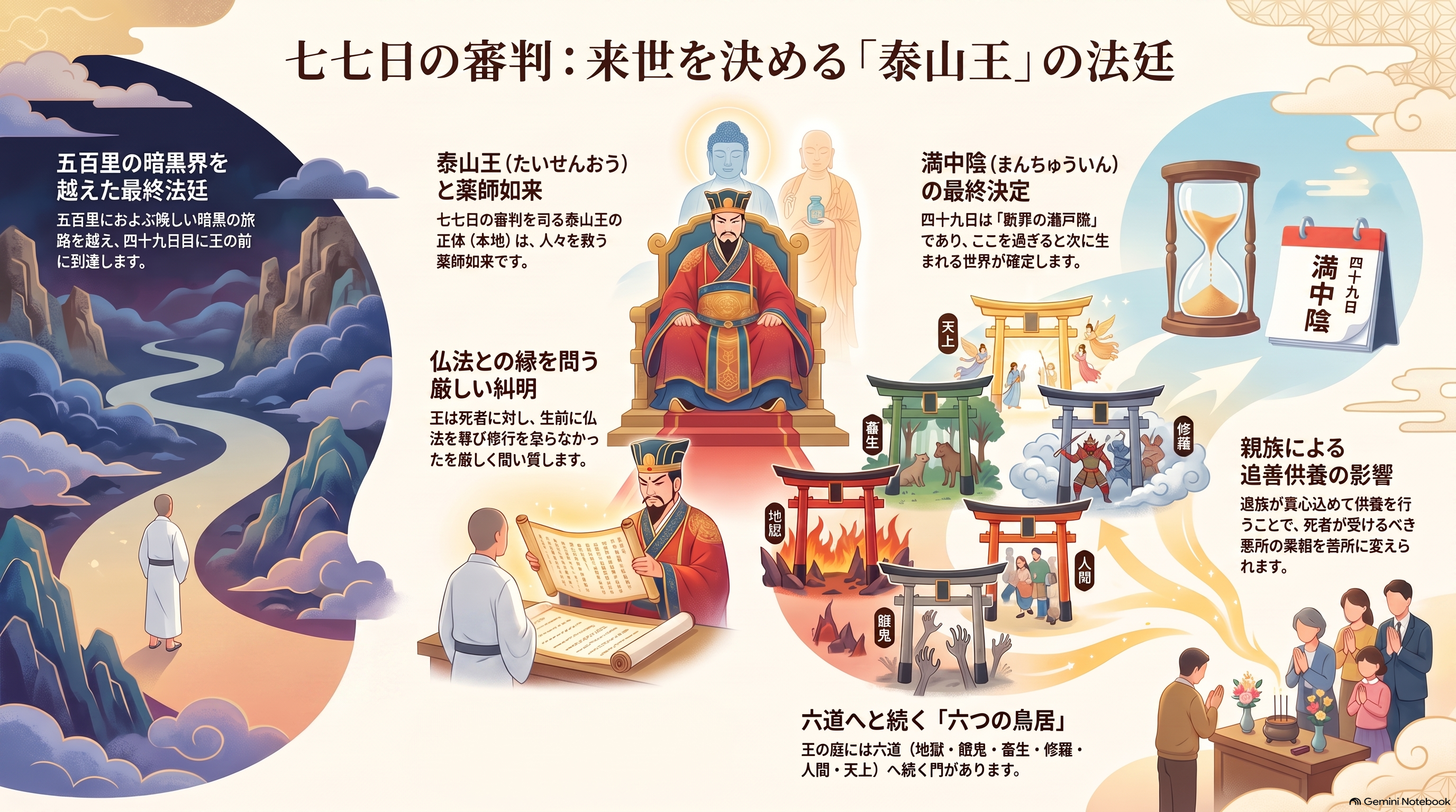 七七日の審判：泰山王の法廷