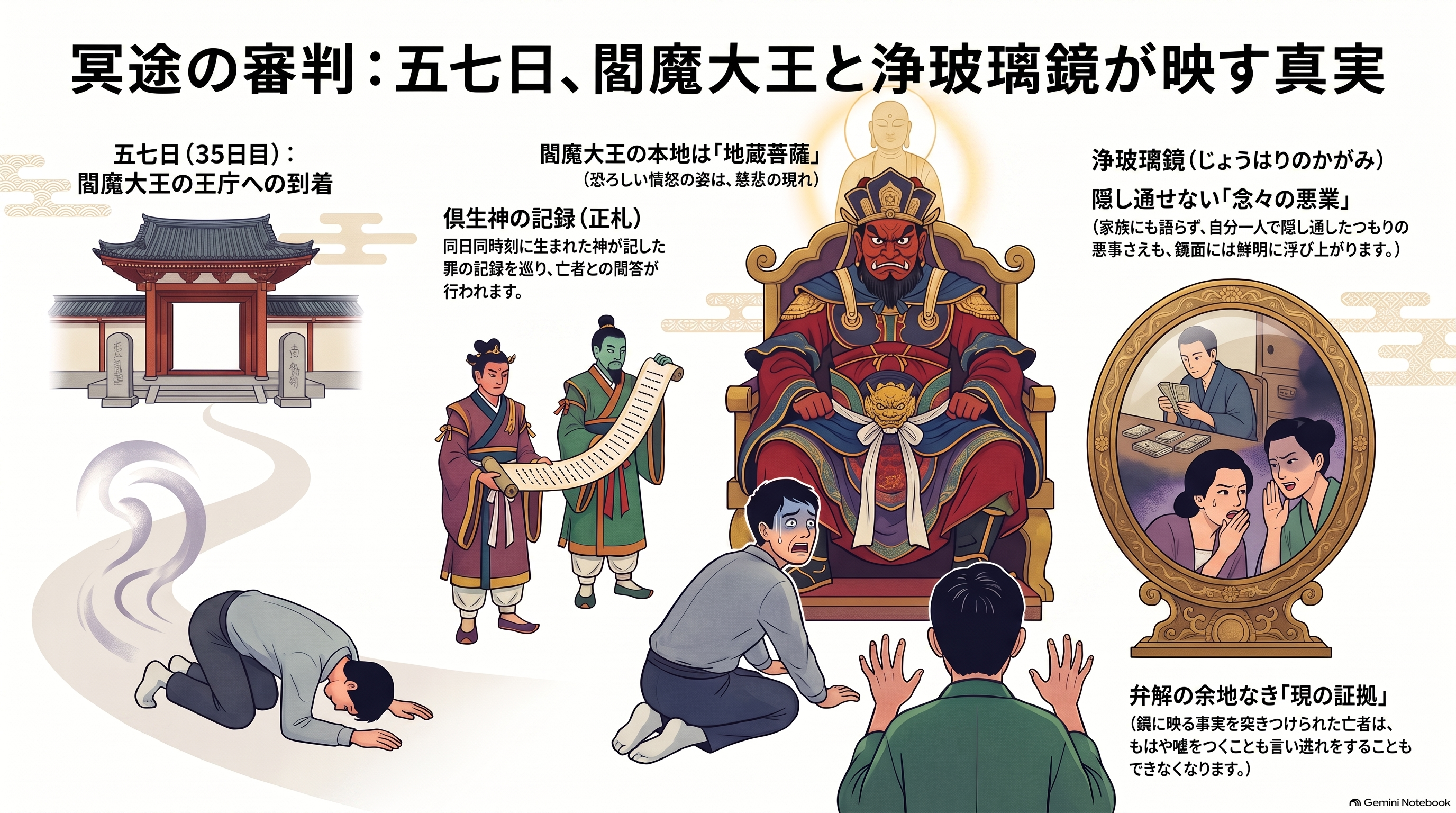 冥途の審判と閻魔大王